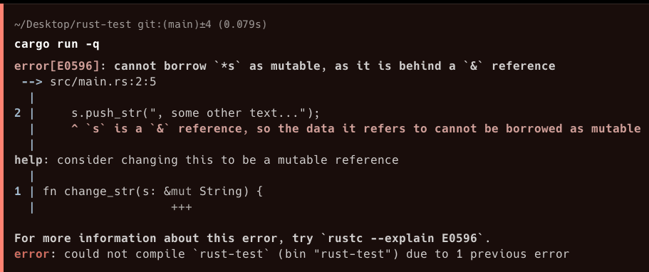 Mutating an immutable reference
