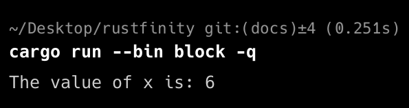New block expression