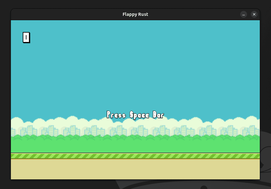 Flappy Rust Score Atlas one digit